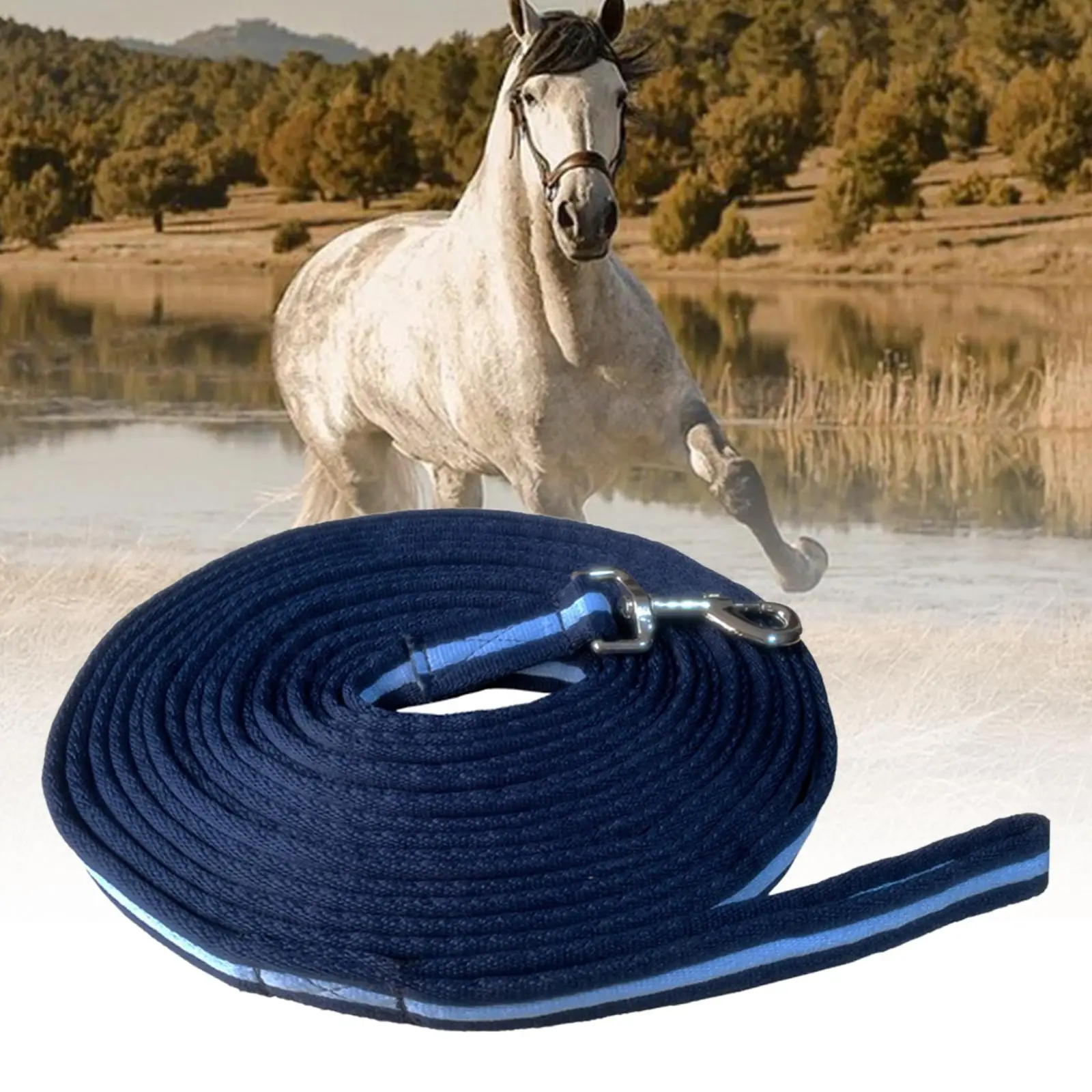 

Dog Horse Training Leash with Snap Durable Lunge Leads Horse Lead Rope Horse Training Rope for Small Medium Dogs Puppy Camping
