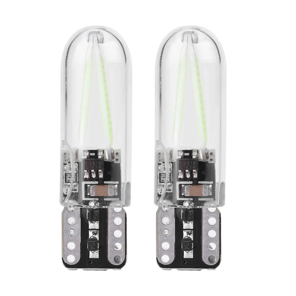 1 Pair 8-28V W5W T10 Glass COB Filament LED Car Reading DRL Turn Signal LED Bulb Ice Blue Light
1 Pair 8-28V W5W T10 Glass COB Filament LED Car Reading DRL Turn Signal LED Bulb Ice Blue Light