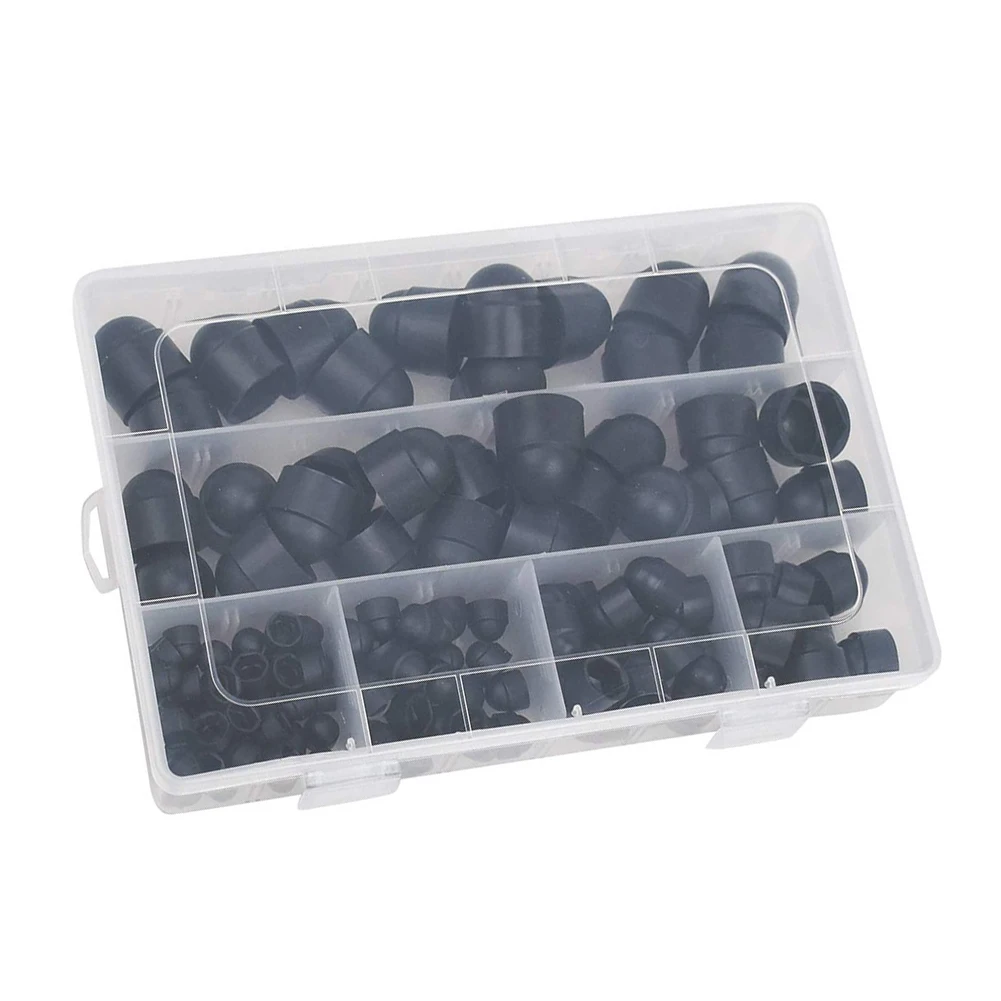 145pcs Car Hex Nut Cover Protective M4-M12 Bolt Cap Rubber Protection Cap For Car Motorcycle Line Finishing Universal
145pcs Car Hex Nut Cover Protective M4-M12 Bolt Cap Rubber Protection Cap For Car Motorcycle Line Finishing Universal