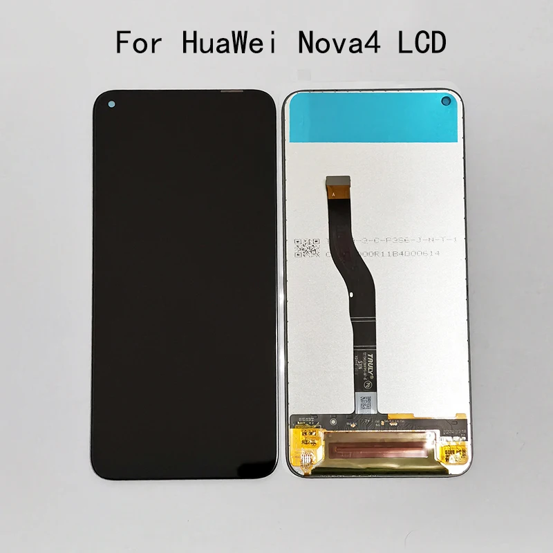 

100% Original 6.4" Display With Frame For Huawei Honor View 20 LCD V20 Display Touch Screen Digitizer Assembly for Nova 4 Lcd