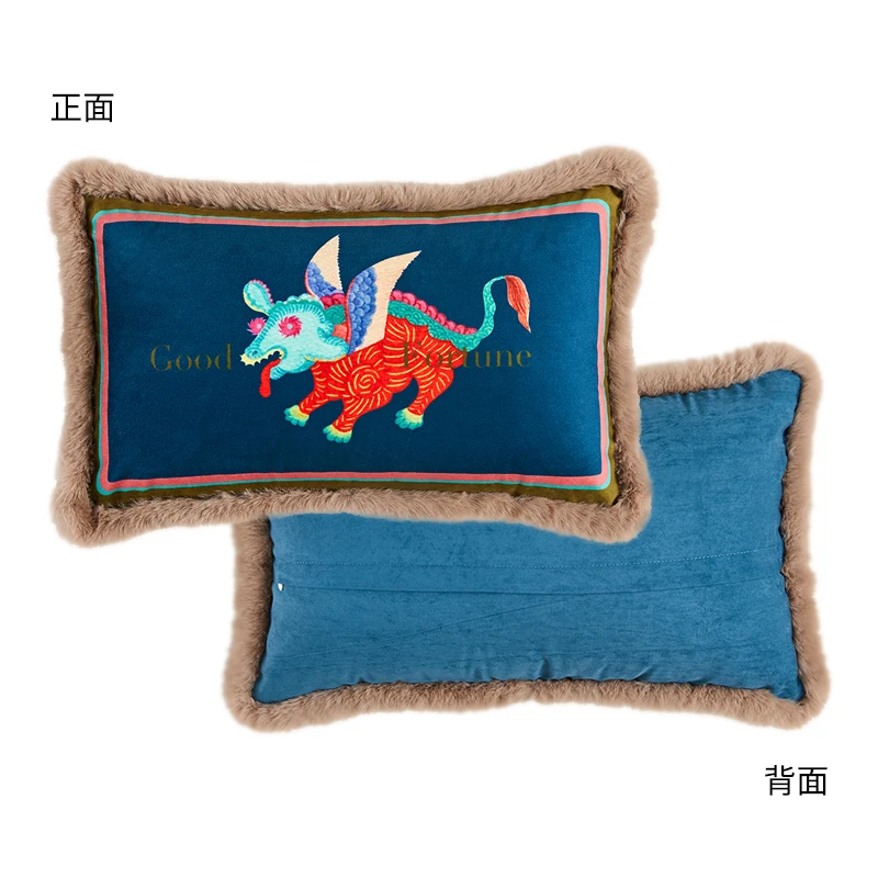 Vientiane Futu Pillow New Chinese Plush Bedside Back Cover Sofa Lumbar Pillow 30x50cm
Vientiane Futu Pillow New Chinese Plush Bedside Back Cover Sofa Lumbar Pillow 30x50cm