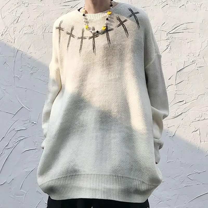 Deeptown Gothic Tie Dye Sweater Women Hip-hop Cross Print Oversize Pullover Harajuku Long Sleeve Patchwork Knitted Jumper Female
Deeptown Gothic Tie Dye Sweater Women Hip-hop Cross Print Oversize Pullover Harajuku Long Sleeve Patchwork Knitted Jumper Female