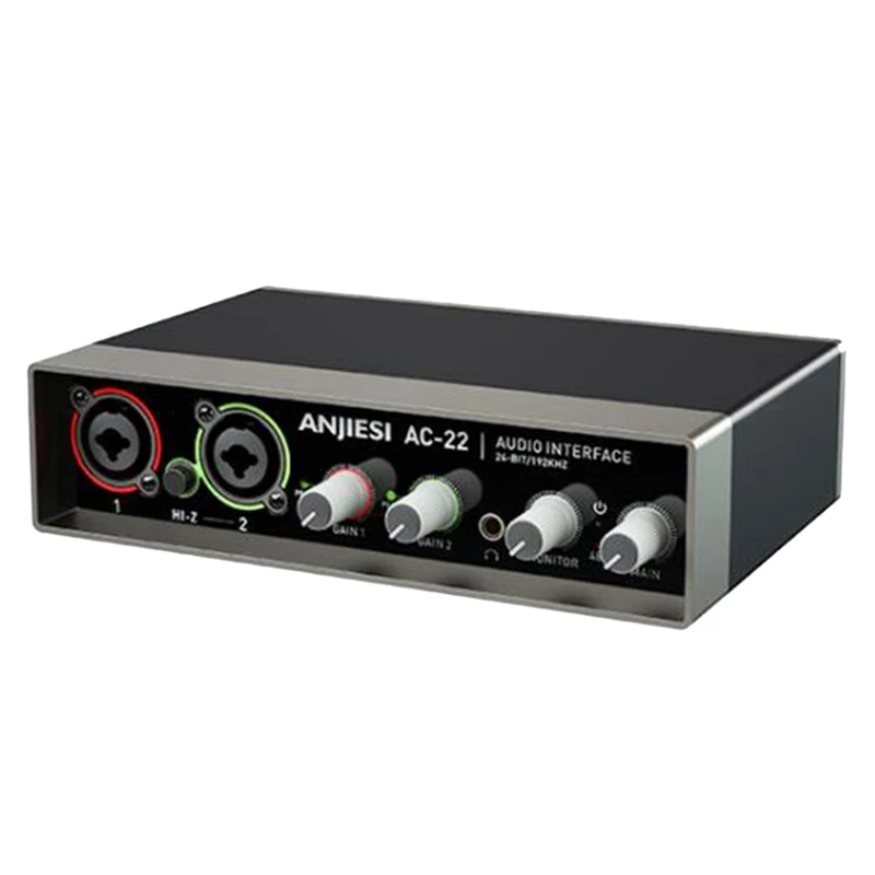 AC-22 Sound Card Professional Hifi AD And DA Converters With A Resolution Of 24 Bits / 192Khz Sound Card For Pc
AC-22 Sound Card Professional Hifi AD And DA Converters With A Resolution Of 24 Bits / 192Khz Sound Card For Pc