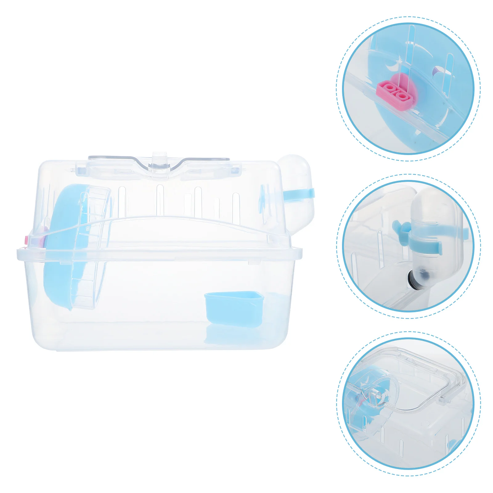 Hamster Cage House Guinea Carrier Travel Box Rat Mouse Animal Litter Hideaway Pet Mice Transparent Chinchilla Carrying Portable
Hamster Cage House Guinea Carrier Travel Box Rat Mouse Animal Litter Hideaway Pet Mice Transparent Chinchilla Carrying Portable