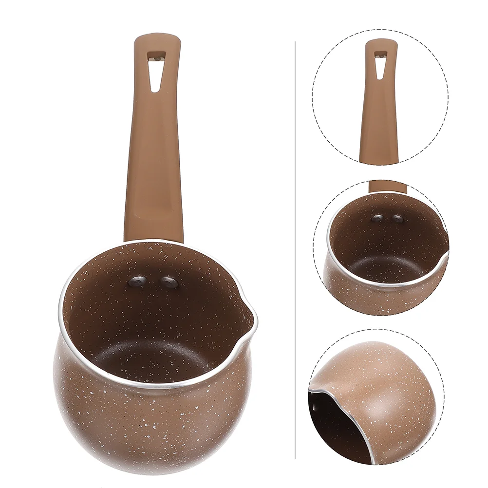 

Pot Warmer Butter Coffee Cooking Cup Saucepan Melting Pan Espresso Pitcher Sauce Turkish Frother Kitchen Soup Non Baby Chocolate