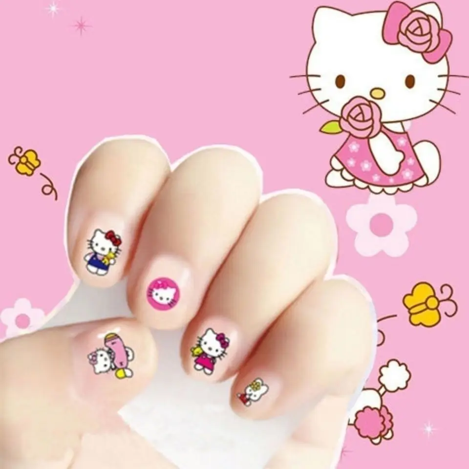 Hello Kitty Children's Nail Stickers Kawaii Girl Finger Stick Cute Cartoon Princess Waterproof Removable Nail Stickers
Hello Kitty Children's Nail Stickers Kawaii Girl Finger Stick Cute Cartoon Princess Waterproof Removable Nail Stickers
