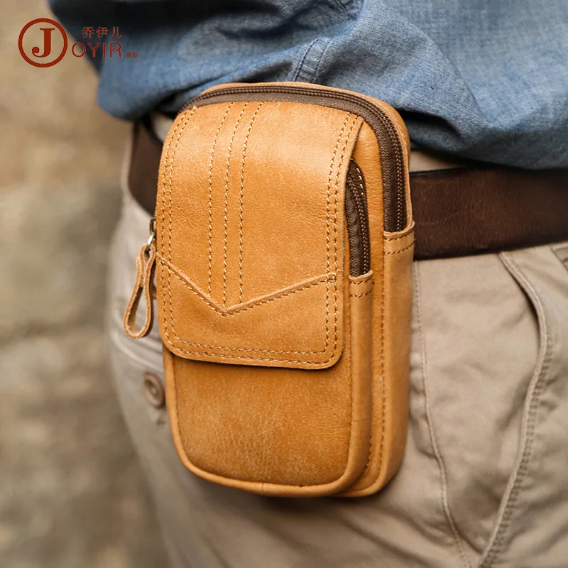Men's Portable Money Bags Genuine Leather Retro Casual Male Fanny Pack Phone Bag Men Hip Bags Pouch Belt Bags Sport Waist
Men's Portable Money Bags Genuine Leather Retro Casual Male Fanny Pack Phone Bag Men Hip Bags Pouch Belt Bags Sport Waist