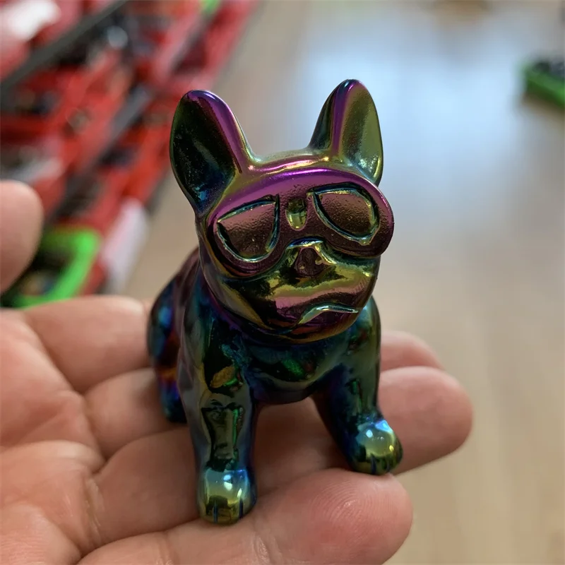 Natural Crystal Aura Quartz Cartoon Dog Carved Crystal Handmade Crystal Energy Home Ornaments Healing Decoration Stones
Natural Crystal Aura Quartz Cartoon Dog Carved Crystal Handmade Crystal Energy Home Ornaments Healing Decoration Stones
