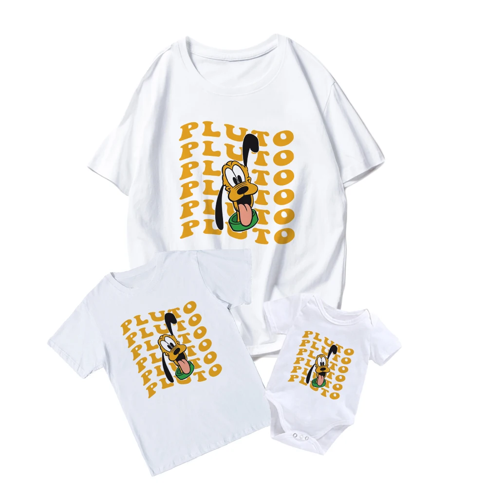 Pluto Print Disney Family Look Outfits Short Sleeve Outdoor Casual Style Mother Kids Tops Clothes Cartoon Popular Exquisite Tee
Pluto Print Disney Family Look Outfits Short Sleeve Outdoor Casual Style Mother Kids Tops Clothes Cartoon Popular Exquisite Tee