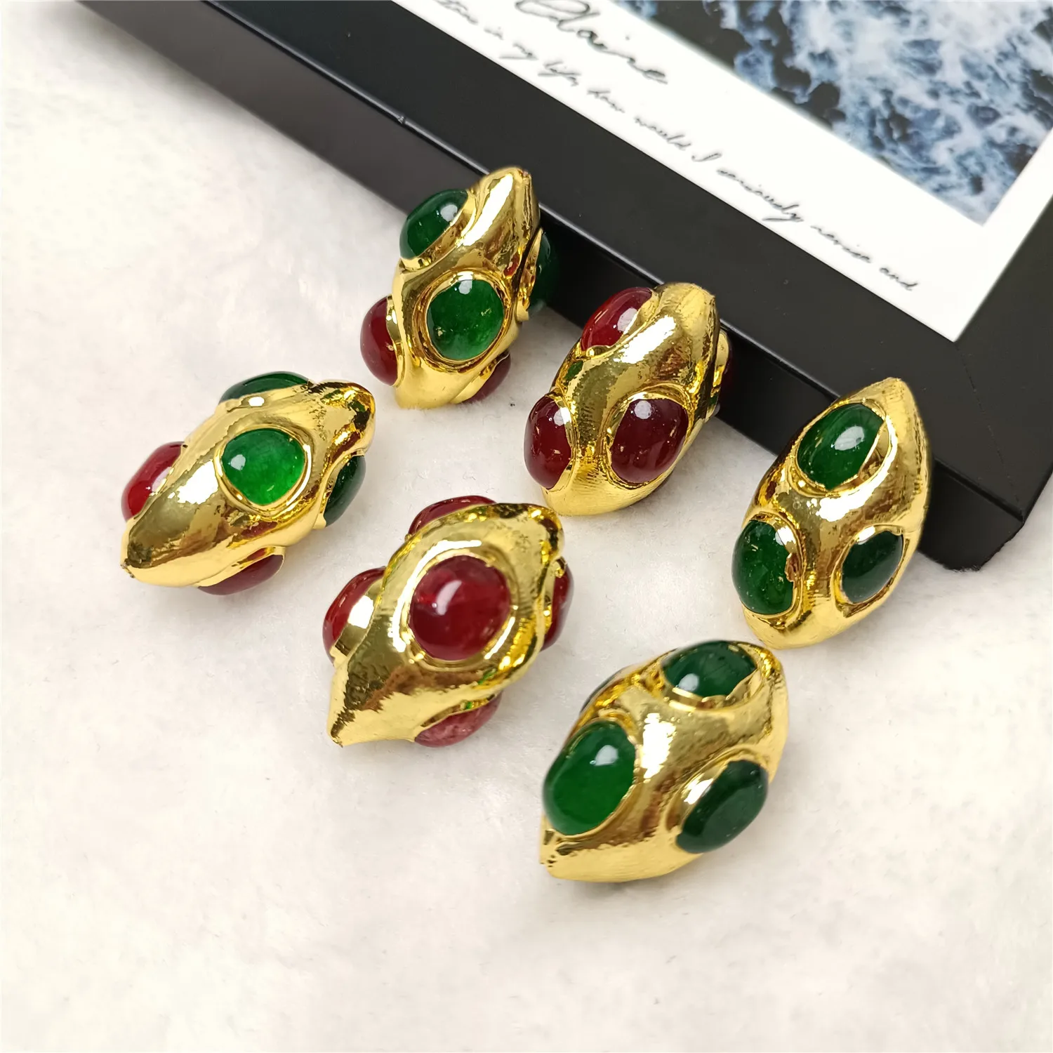 10pcs/batch Dyed Jade Olive Shape Beads With Beads For Women DIY Necklaces, Bracelets, Earrings Jewelry Accessories Wholesale
10pcs/batch Dyed Jade Olive Shape Beads With Beads For Women DIY Necklaces, Bracelets, Earrings Jewelry Accessories Wholesale