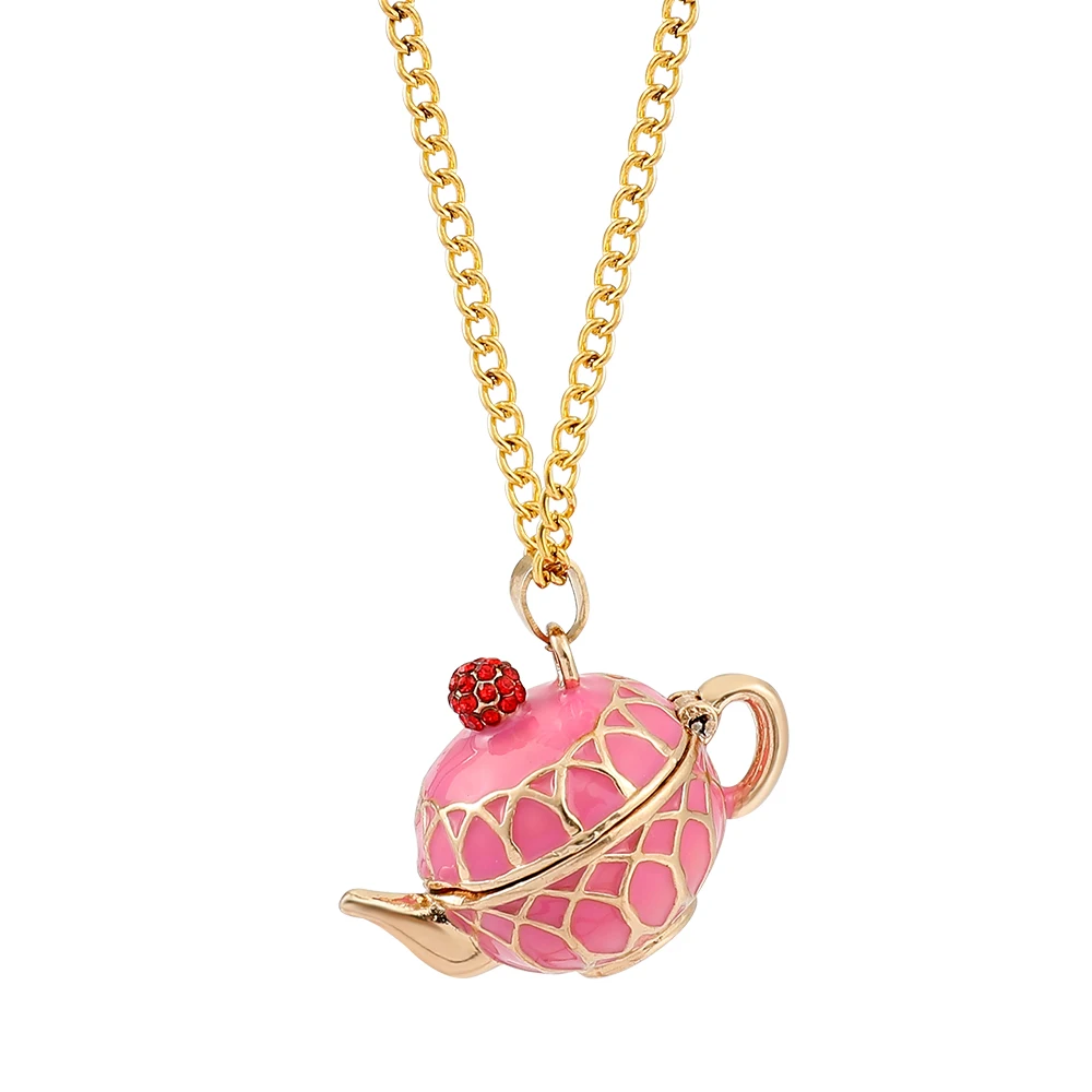 Fashion Enamel Teacup Necklace Earrings Women Creative Teapot Pendants Teacup Pendant Sweater Chain Jewelry Clothing Accessories
Fashion Enamel Teacup Necklace Earrings Women Creative Teapot Pendants Teacup Pendant Sweater Chain Jewelry Clothing Accessories