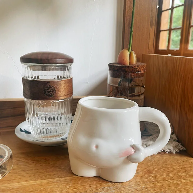320ml Kawaii Ceramic Mug Creative Pinch Belly Cute Coffee Milk Tea Water Cups Body Art Girls Strange Funny Coffee Mugs Gifts
320ml Kawaii Ceramic Mug Creative Pinch Belly Cute Coffee Milk Tea Water Cups Body Art Girls Strange Funny Coffee Mugs Gifts
