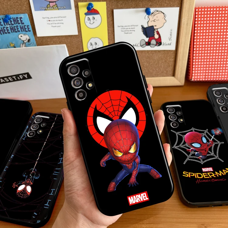 Marvel Cute Spiderman Phone Case For Samsung Galaxy A11 A12 A21 A21S A22 A30 A31 A32 A50 A51 A52 A70 A71 A72 5G Soft Carcasa
Marvel Cute Spiderman Phone Case For Samsung Galaxy A11 A12 A21 A21S A22 A30 A31 A32 A50 A51 A52 A70 A71 A72 5G Soft Carcasa