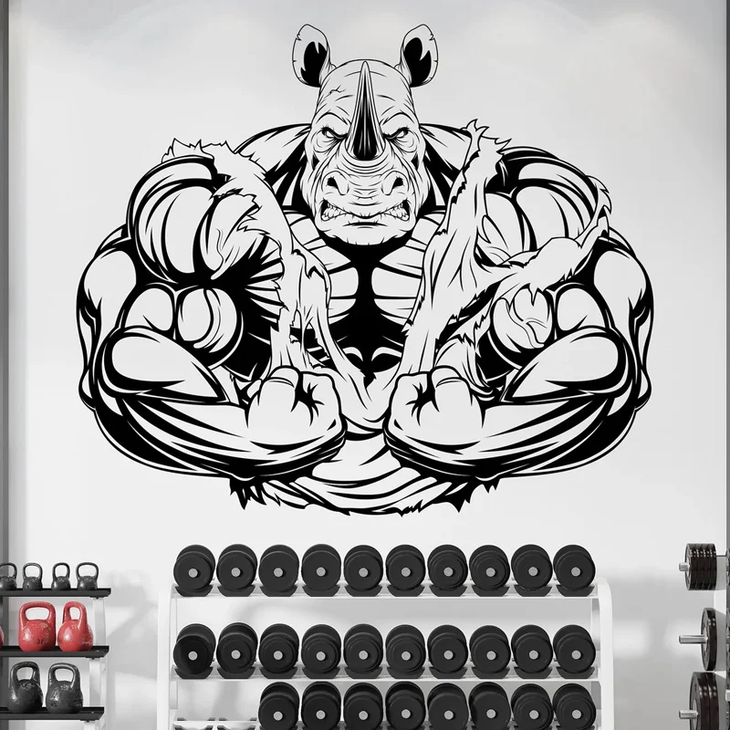 Gym Wall Sticker Cool Rhino Power Show Fitness Sport Motivation Workout Decals Vinyl Studio Interior Decor Wallpaper Mural S608
Gym Wall Sticker Cool Rhino Power Show Fitness Sport Motivation Workout Decals Vinyl Studio Interior Decor Wallpaper Mural S608