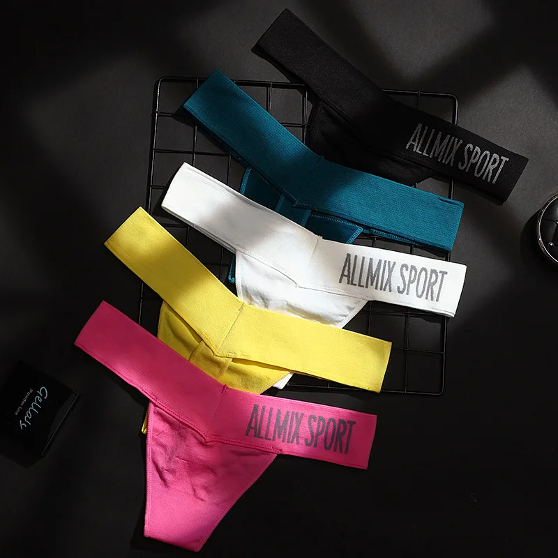 Sexy Panties Women Low Waist Seamless Bikini Briefs Thong Fitness Letter Deep V G-string Underwear Intimates Lingerie Underpants
Sexy Panties Women Low Waist Seamless Bikini Briefs Thong Fitness Letter Deep V G-string Underwear Intimates Lingerie Underpants