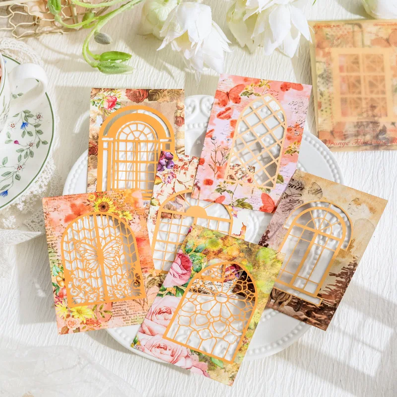 10PCS Dream Flower Window Series Material Paper Vintage Background Paper Decorative Diary Lable Junk Journal Planner
10PCS Dream Flower Window Series Material Paper Vintage Background Paper Decorative Diary Lable Junk Journal Planner