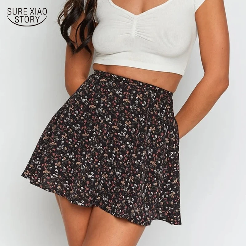 Casual Flower High Waist Zipper Chiffon Skirt 2022 Summer Sweet A-line Floral Skirt Vintage Fashion Print Sexy Mini Skirt 19741
Casual Flower High Waist Zipper Chiffon Skirt 2022 Summer Sweet A-line Floral Skirt Vintage Fashion Print Sexy Mini Skirt 19741