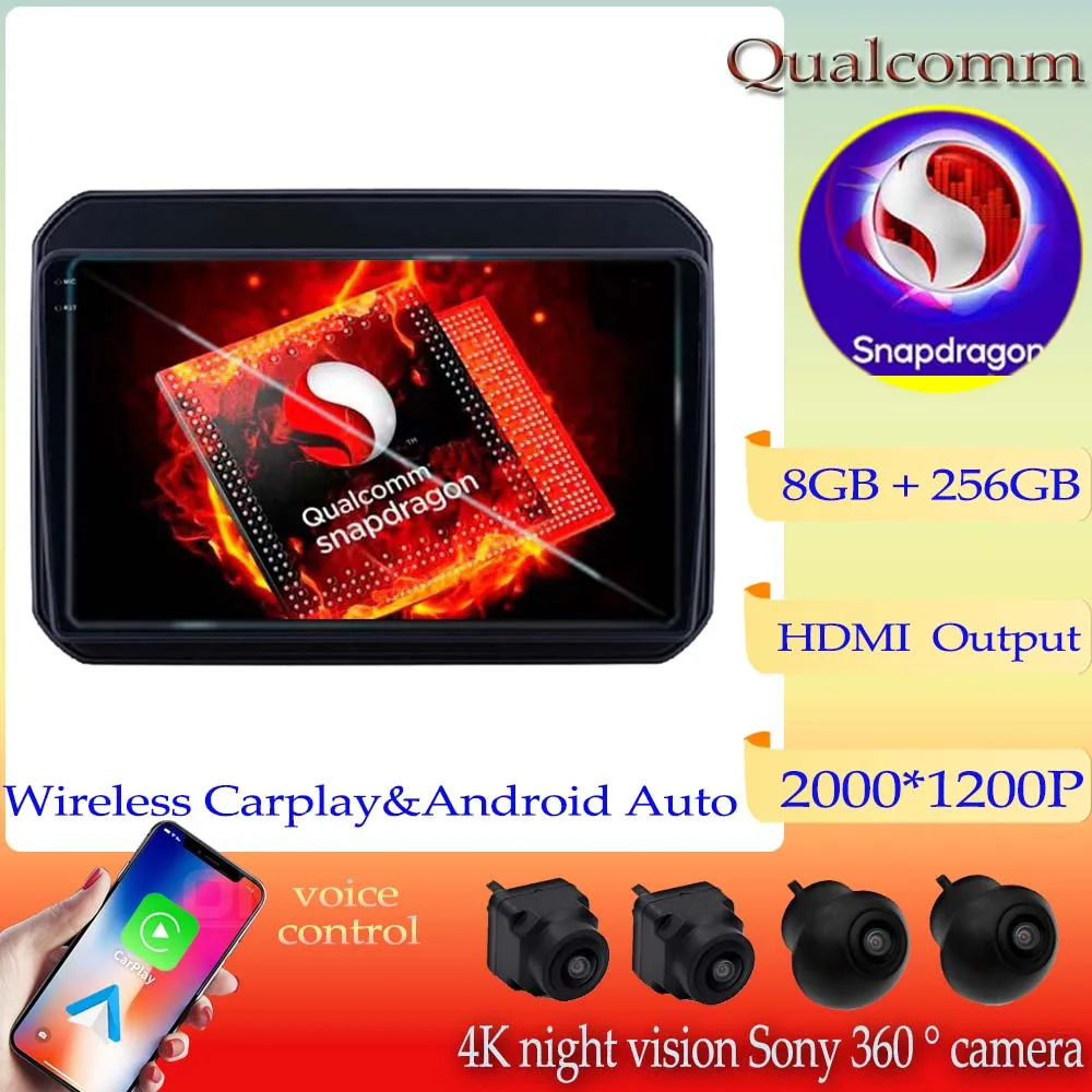 Android13 Qualcomm Snapdragon Head Unit Car Radio Multimedia Players GPS Navigation For Suzuki Ignis 2016 - 2020 Carplay Auto BT
Android13 Qualcomm Snapdragon Head Unit Car Radio Multimedia Players GPS Navigation For Suzuki Ignis 2016 - 2020 Carplay Auto BT