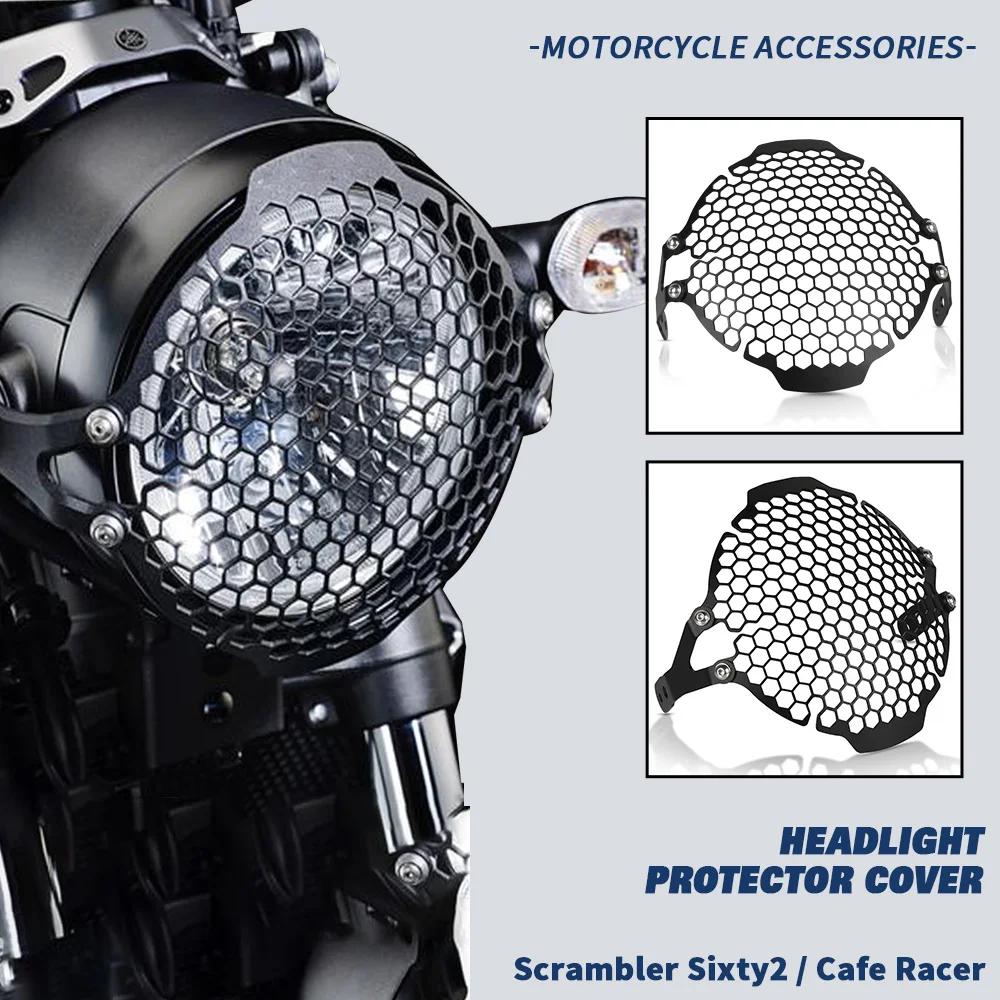 For Ducati Scrambler Sixty2 Scrambler Cafe Racer Motorcycle Accessories Headlight Grill Grille Cover Protection HeadLamp Guard
For Ducati Scrambler Sixty2 Scrambler Cafe Racer Motorcycle Accessories Headlight Grill Grille Cover Protection HeadLamp Guard