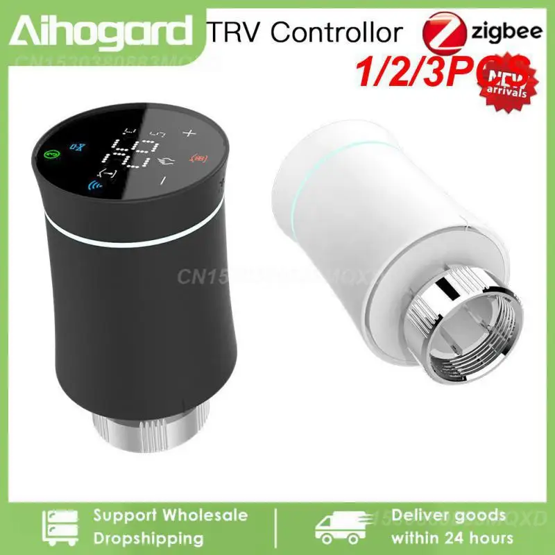 Клапан привода радиатора ZigBee3.0 TRV, умный программируемый термостат для контроля температуры Alexa home, 1/2/3 шт.
Клапан привода радиатора ZigBee3.0 TRV, умный программируемый термостат для контроля температуры Alexa home, 1/2/3 шт.