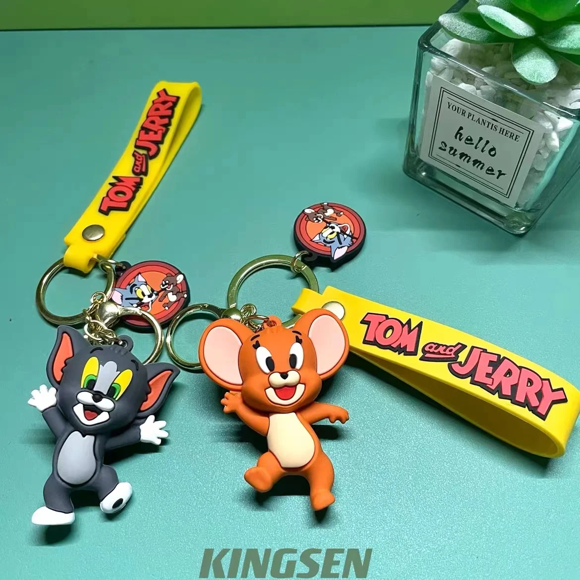 Cartoon Cartoon Cat and Mouse Keychain Kawaii Exquisite Glue Doll Jerry Tom Keychain Bag Pendant Gift 1 Order
Cartoon Cartoon Cat and Mouse Keychain Kawaii Exquisite Glue Doll Jerry Tom Keychain Bag Pendant Gift 1 Order
