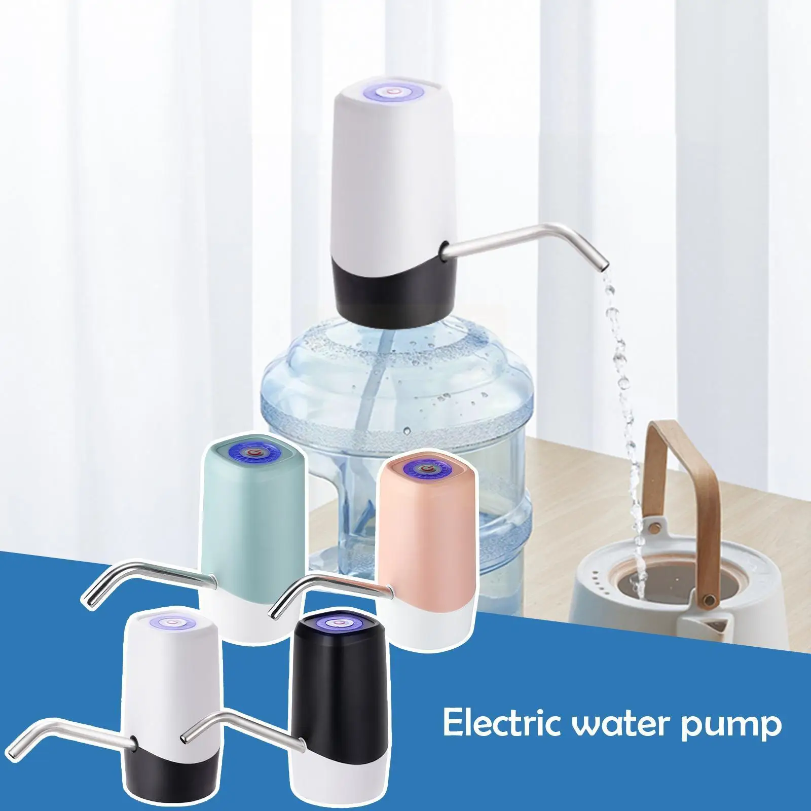 Water Dispenser Mini Electric Water Pump Bottle Barrels Charging Battery Lithium Pump USB Water 1200mAh O7R7
Water Dispenser Mini Electric Water Pump Bottle Barrels Charging Battery Lithium Pump USB Water 1200mAh O7R7