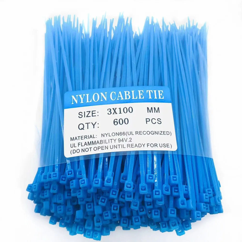 Blue 600Pcs 3x100MM Plastic Nylon Self-Locking Wire And Cable Ties Zip Ties Velcro Cable Ties Cable Organizer Wire Strap
Blue 600Pcs 3x100MM Plastic Nylon Self-Locking Wire And Cable Ties Zip Ties Velcro Cable Ties Cable Organizer Wire Strap