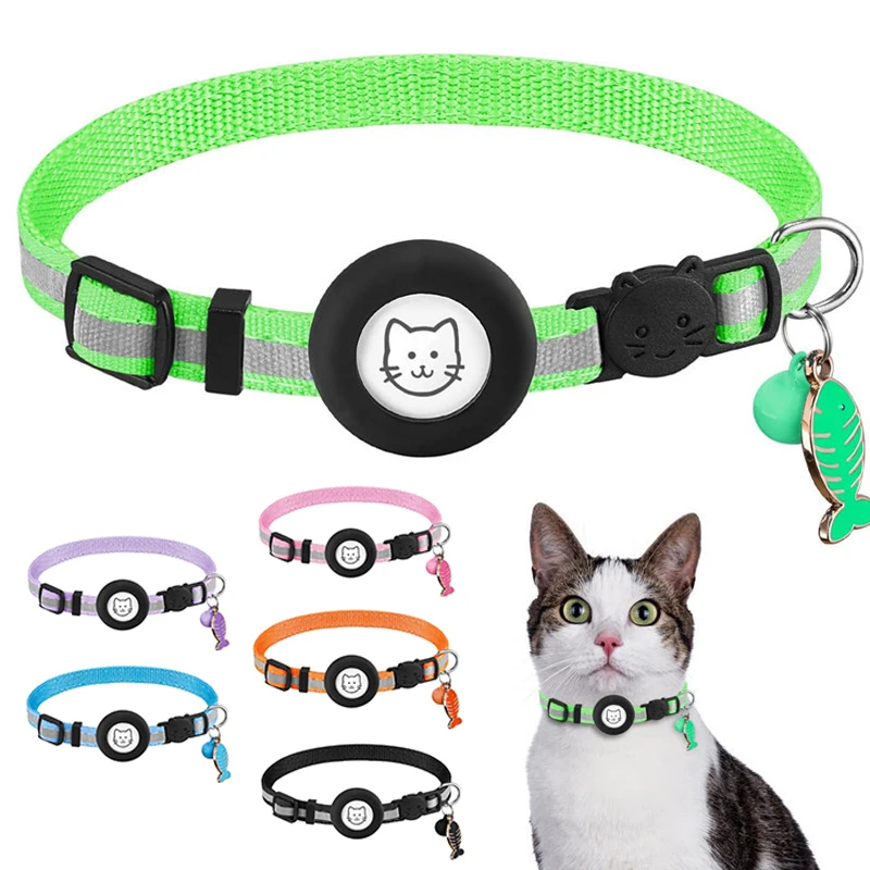 Airtag Pet Collar Reflective Nylon Adjustable Collar For Cat Puppy Anti-lost Collar With Airtags Holder AirTag Accessories
Airtag Pet Collar Reflective Nylon Adjustable Collar For Cat Puppy Anti-lost Collar With Airtags Holder AirTag Accessories