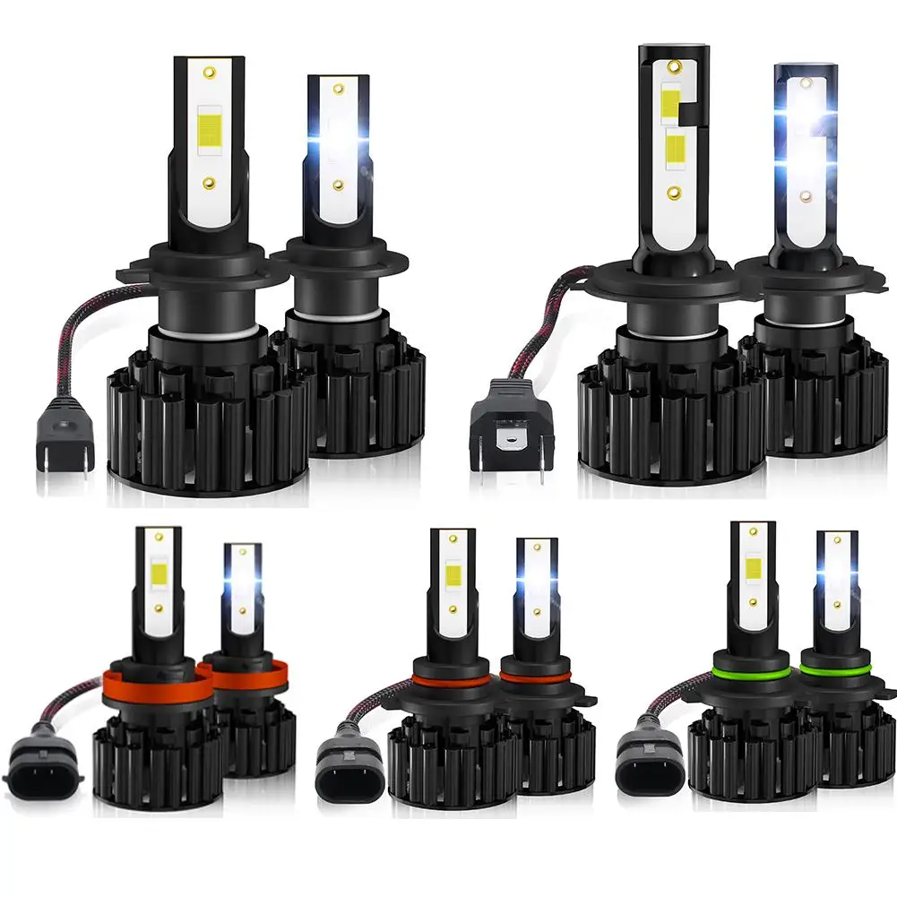 2 Pcs Z3 LED Headlight Bulbs 12V 6000LM Super Bright LED Headlights Conversion Kit 6000K Cool White IP68 Waterproof Car Light
2 Pcs Z3 LED Headlight Bulbs 12V 6000LM Super Bright LED Headlights Conversion Kit 6000K Cool White IP68 Waterproof Car Light