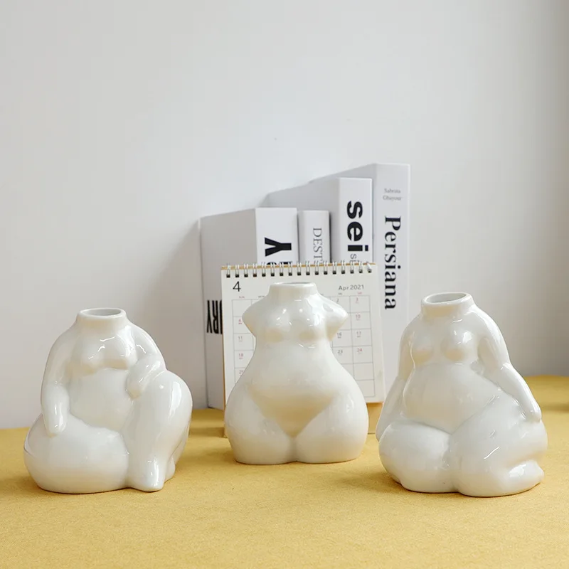 Керамическая ваза, простое украшение человеческого тела, Цветочная композиция для гостиной, украшение для дома, оптом 
Керамическая ваза, простое украшение человеческого тела, Цветочная композиция для гостиной, украшение для дома, оптом