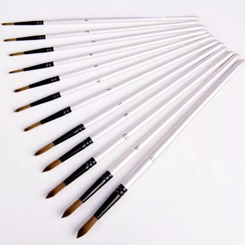 12Pcs/Set Oil Painting Brushes Patchwork Color Multi-function Portable Drawing Art Supplies Wooden Handle Artist Paint Brush 
12Pcs/Set Oil Painting Brushes Patchwork Color Multi-function Portable Drawing Art Supplies Wooden Handle Artist Paint Brush