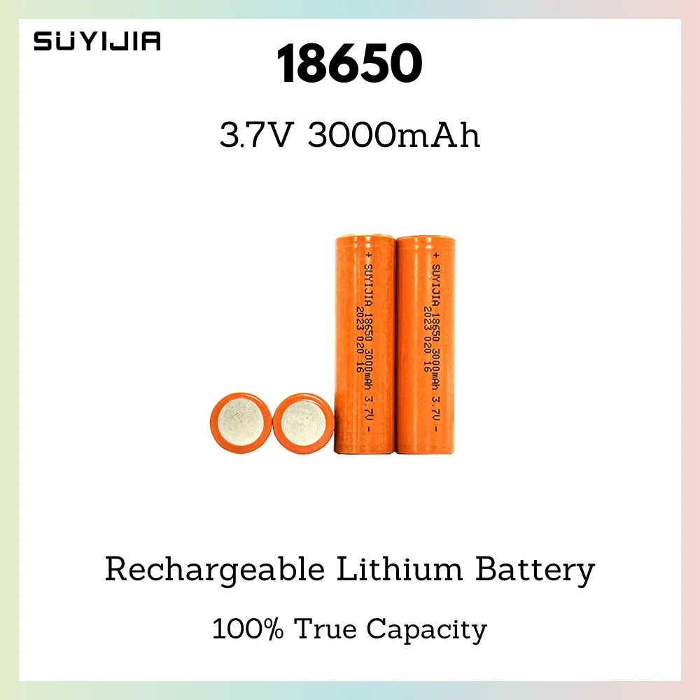 100% Original 18650 3.7V 3000mAh Rechargeable Li-ion Battery for Flashlight Headlight Walkie-talkie Large Capacity
100% Original 18650 3.7V 3000mAh Rechargeable Li-ion Battery for Flashlight Headlight Walkie-talkie Large Capacity