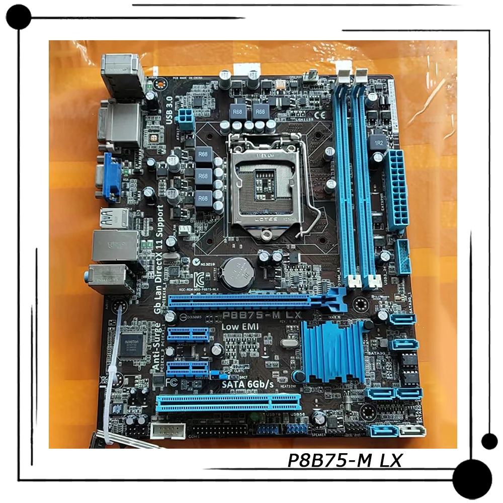 P8B75-M LX для ASUS uATX настольная материнская плата B75 LGA 1155 поддержка Core i7/Core i5/Core i3/Pentium/Celeron 100% Протестировано Быстрая доставка
P8B75-M LX для ASUS uATX настольная материнская плата B75 LGA 1155 поддержка Core i7/Core i5/Core i3/Pentium/Celeron 100% Протестировано Быстрая доставка
