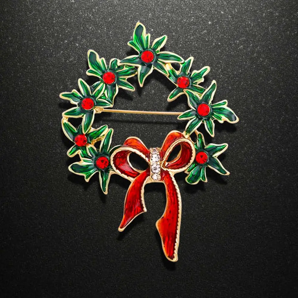 Attractive Brooch Lightweight Brooch Pin Anti-break Christmas Tree Brooch with Rhinestone Good-looking
Attractive Brooch Lightweight Brooch Pin Anti-break Christmas Tree Brooch with Rhinestone Good-looking