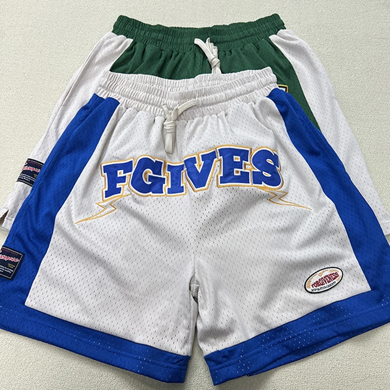 Mesh Patchwork FGIVES Shorts Embroidery Patch Logo Beach Shortpant Men Women Summer Hawaii Holiday Seaside Breathe Breeches
Mesh Patchwork FGIVES Shorts Embroidery Patch Logo Beach Shortpant Men Women Summer Hawaii Holiday Seaside Breathe Breeches