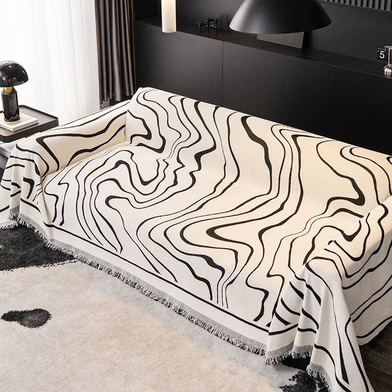 Modern Geometric Lines Sofa Cover for Living Room Full Cover Universal Couch Towel Blanket Cover Dust Proof Sofa Cushion Cover 
Modern Geometric Lines Sofa Cover for Living Room Full Cover Universal Couch Towel Blanket Cover Dust Proof Sofa Cushion Cover