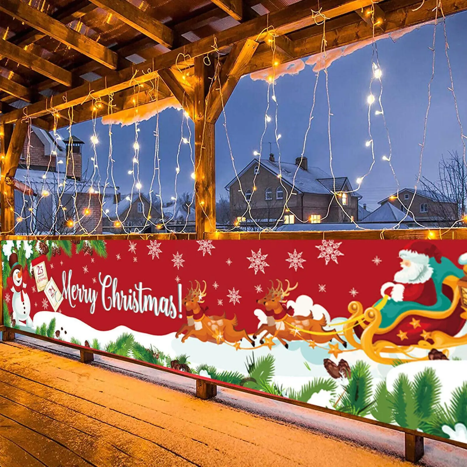 Large Christmas 200cm/240cm Merry Christmas Hanging Flag For Indoor Outdoor Yard Wall Hanging Decor Navidad Party E4a1
Large Christmas 200cm/240cm Merry Christmas Hanging Flag For Indoor Outdoor Yard Wall Hanging Decor Navidad Party E4a1