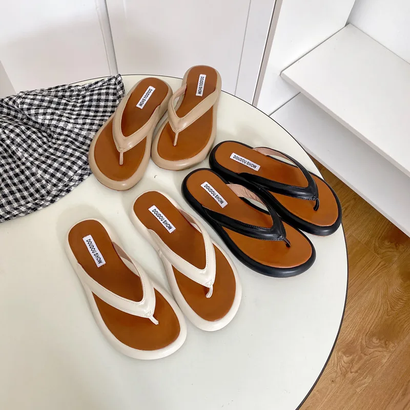 Bailamos Women Outdoor Slippers Summer Thick-soled Sandals Female Leisure Vacation Beach Shoes Flip Flops Zapatos Mujer
Bailamos Women Outdoor Slippers Summer Thick-soled Sandals Female Leisure Vacation Beach Shoes Flip Flops Zapatos Mujer