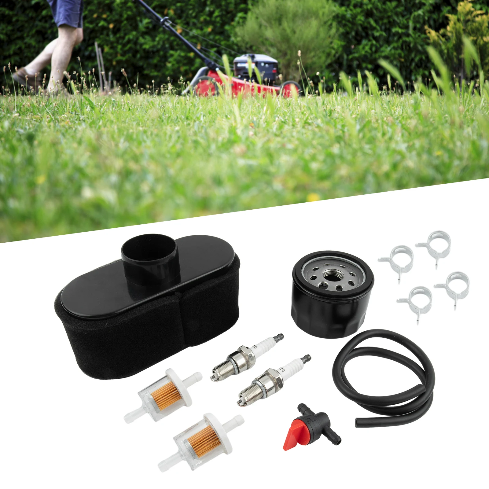 Tune Up Kit Air Filter Replacement 2-1/4\\\\\\\" ABS Cleaning Tools Repair Tools Lawn Mower 1Set Fit For Hustler FasTrak
Tune Up Kit Air Filter Replacement 2-1/4\\\\\\\" ABS Cleaning Tools Repair Tools Lawn Mower 1Set Fit For Hustler FasTrak