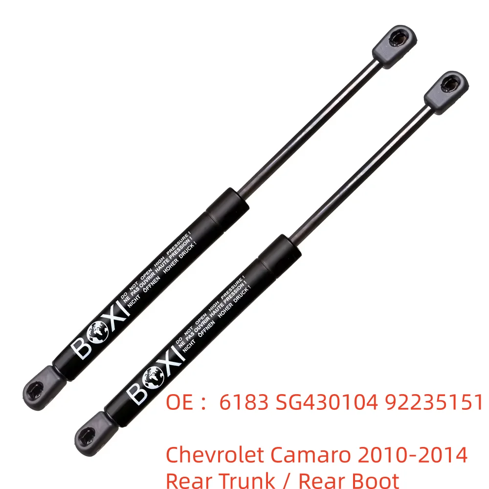 Амортизаторы багажника BOXI (2 шт.) 6183 SG430104 92235151 для Chevrolet Camaro 2010-2014, газовые пружины для подъема багажника
Амортизаторы багажника BOXI (2 шт.) 6183 SG430104 92235151 для Chevrolet Camaro 2010-2014, газовые пружины для подъема багажника