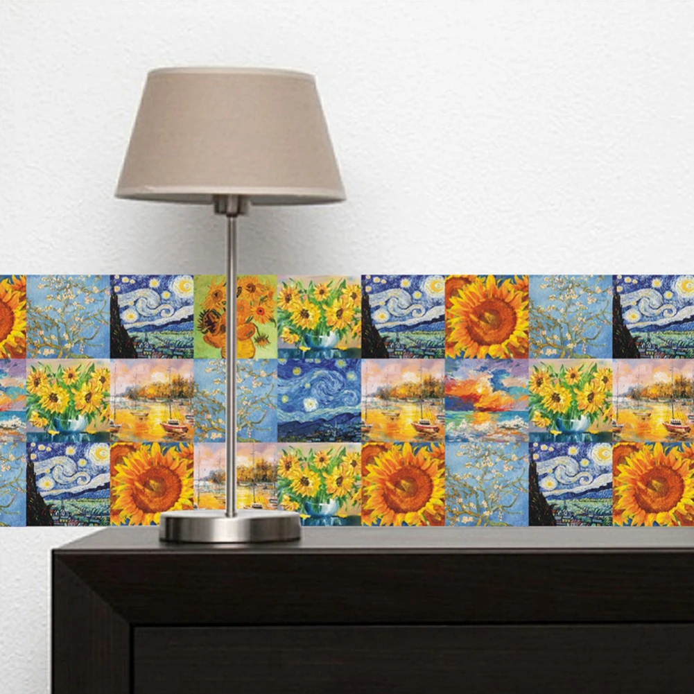 24pcs Flower Scenery Animal And Plant Wallpaper Living Room TV Background Wall Stickers Decorative Bright Film Tile Stickers
24pcs Flower Scenery Animal And Plant Wallpaper Living Room TV Background Wall Stickers Decorative Bright Film Tile Stickers