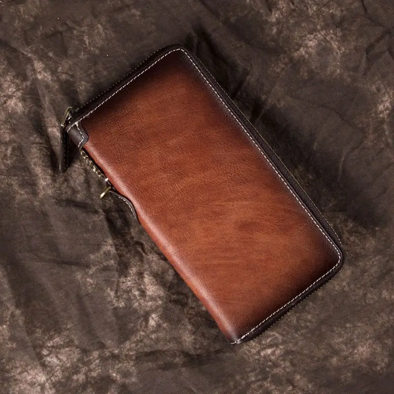 New Men's Wallet Long Zipper Leather Handbag Multi-functional Leather Youth Men's Leather Wallet
New Men's Wallet Long Zipper Leather Handbag Multi-functional Leather Youth Men's Leather Wallet