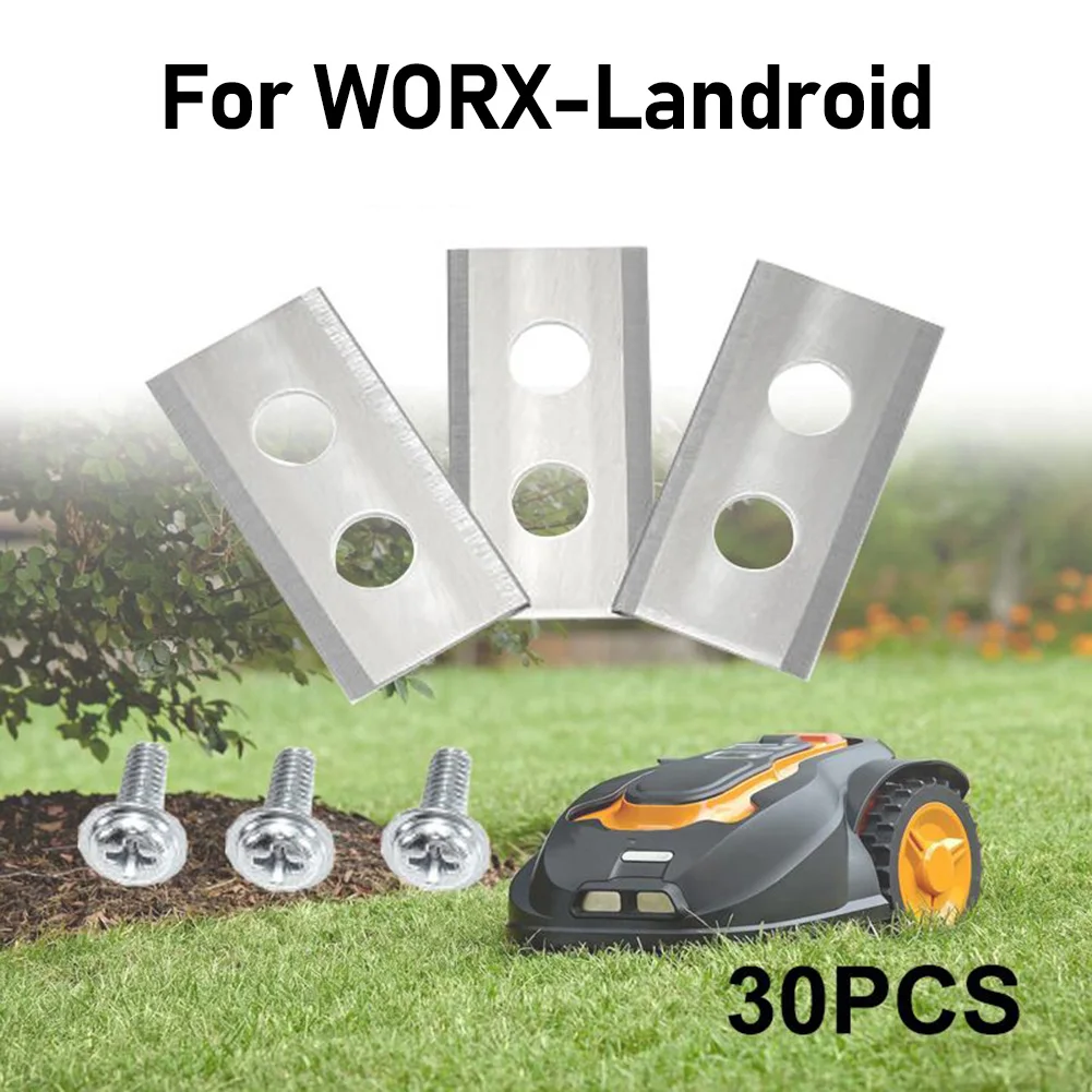 Лезвие для газонокосилки Worx Robot, сменные лезвия для газонокосилки с золотым титановым покрытием, запчасти для электроинструментов сада, 30 шт.
Лезвие для газонокосилки Worx Robot, сменные лезвия для газонокосилки с золотым титановым покрытием, запчасти для электроинструментов сада, 30 шт.