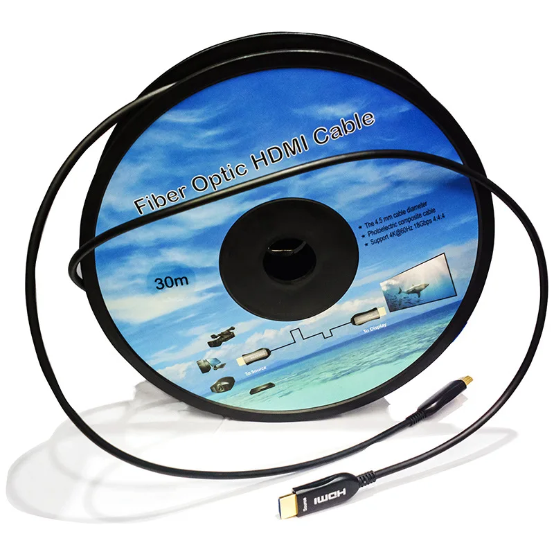 HDMI Optical Fiber Cable 2.0 HD Cable 4Kx2K 60HZ Engineering Computer Monitor Projector Cable
HDMI Optical Fiber Cable 2.0 HD Cable 4Kx2K 60HZ Engineering Computer Monitor Projector Cable