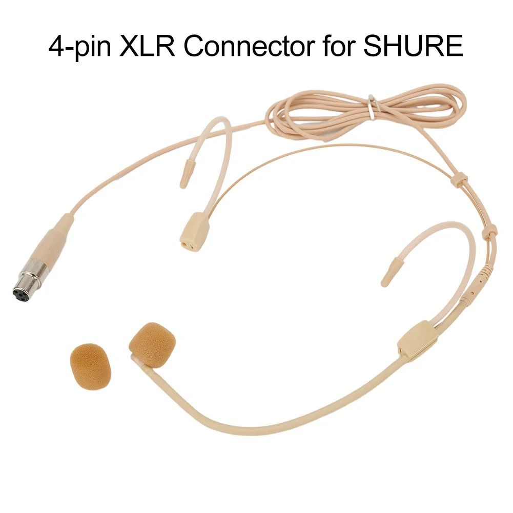Однонаправленный 4-контактный наушник XLR, микрофон для беспроводной системы Shure, бежевый микрофон, искусственный музыкальный инструмент
Однонаправленный 4-контактный наушник XLR, микрофон для беспроводной системы Shure, бежевый микрофон, искусственный музыкальный инструмент
