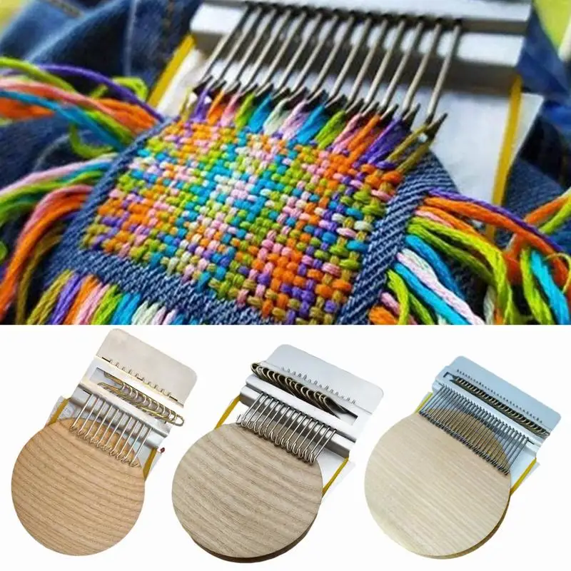 Home Mini Weaving Tools Handmade Tapestry Wood Loom Weaving Frame Darning Machine For Repairing Clothes And Jeans Knitting Tools
Home Mini Weaving Tools Handmade Tapestry Wood Loom Weaving Frame Darning Machine For Repairing Clothes And Jeans Knitting Tools