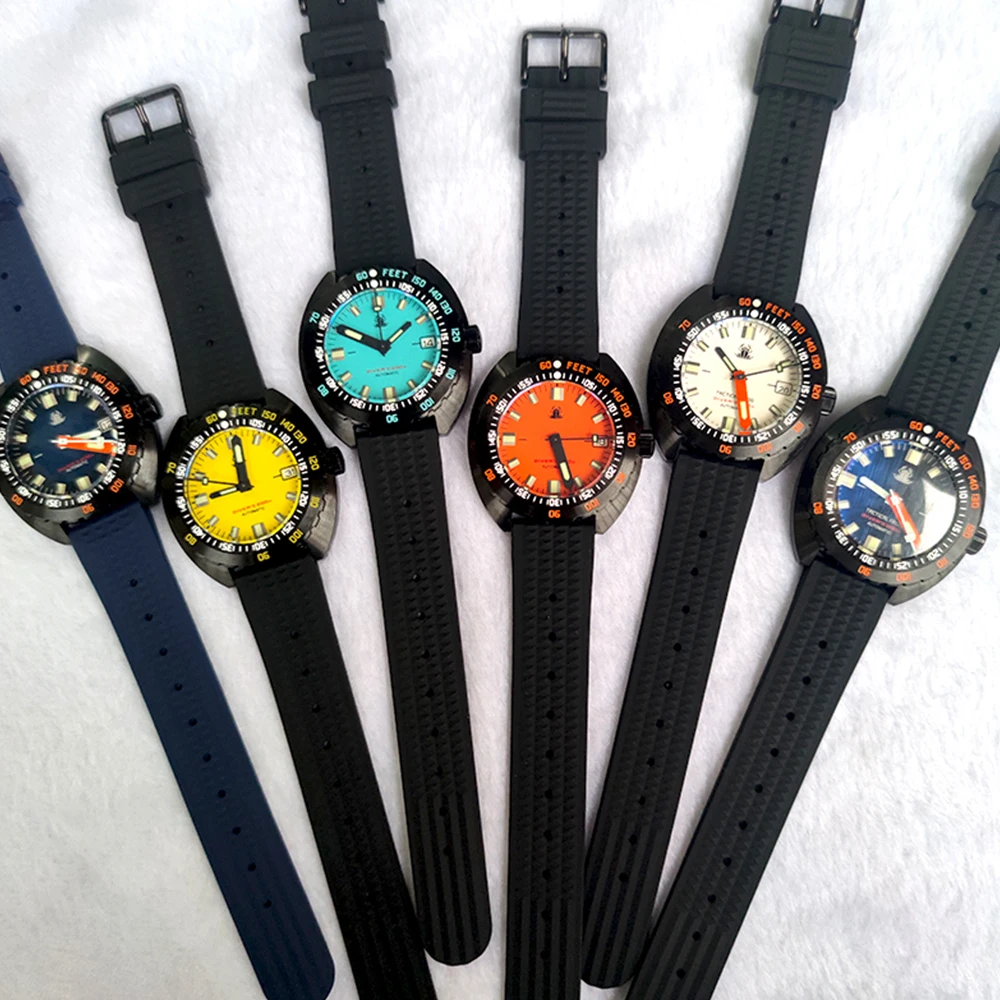 Tactical Frog Sub 300T V2 Diver Watch Man New Arrival Scratch-Resistant Sapphire Crystal 200M Waterproof PVD Black Case Men's
Tactical Frog Sub 300T V2 Diver Watch Man New Arrival Scratch-Resistant Sapphire Crystal 200M Waterproof PVD Black Case Men's