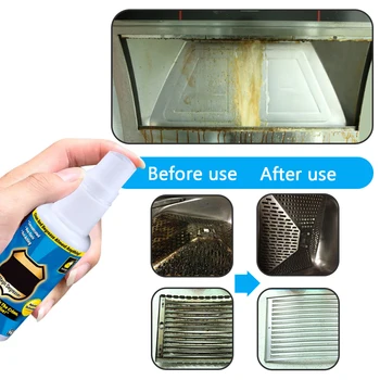 Kitchen Magic Degreaser Cleaner Spray Cloth Oil Stain Removes Grease Grime Agent Home Gas Stove Oven Cook Top Surface Cleaning