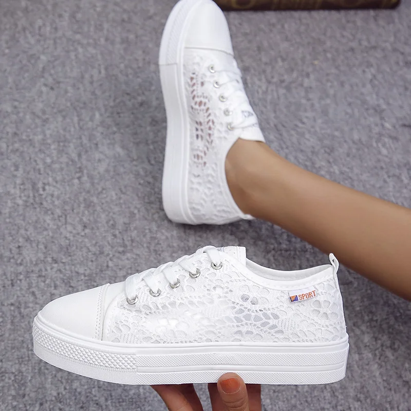 Fashion Sneakers Women Breathable Shoes For Women Lace Up Shoes Woman Sneakers Solid Color Tenis Feminino Mesh Hollow Flat Shoes
Fashion Sneakers Women Breathable Shoes For Women Lace Up Shoes Woman Sneakers Solid Color Tenis Feminino Mesh Hollow Flat Shoes