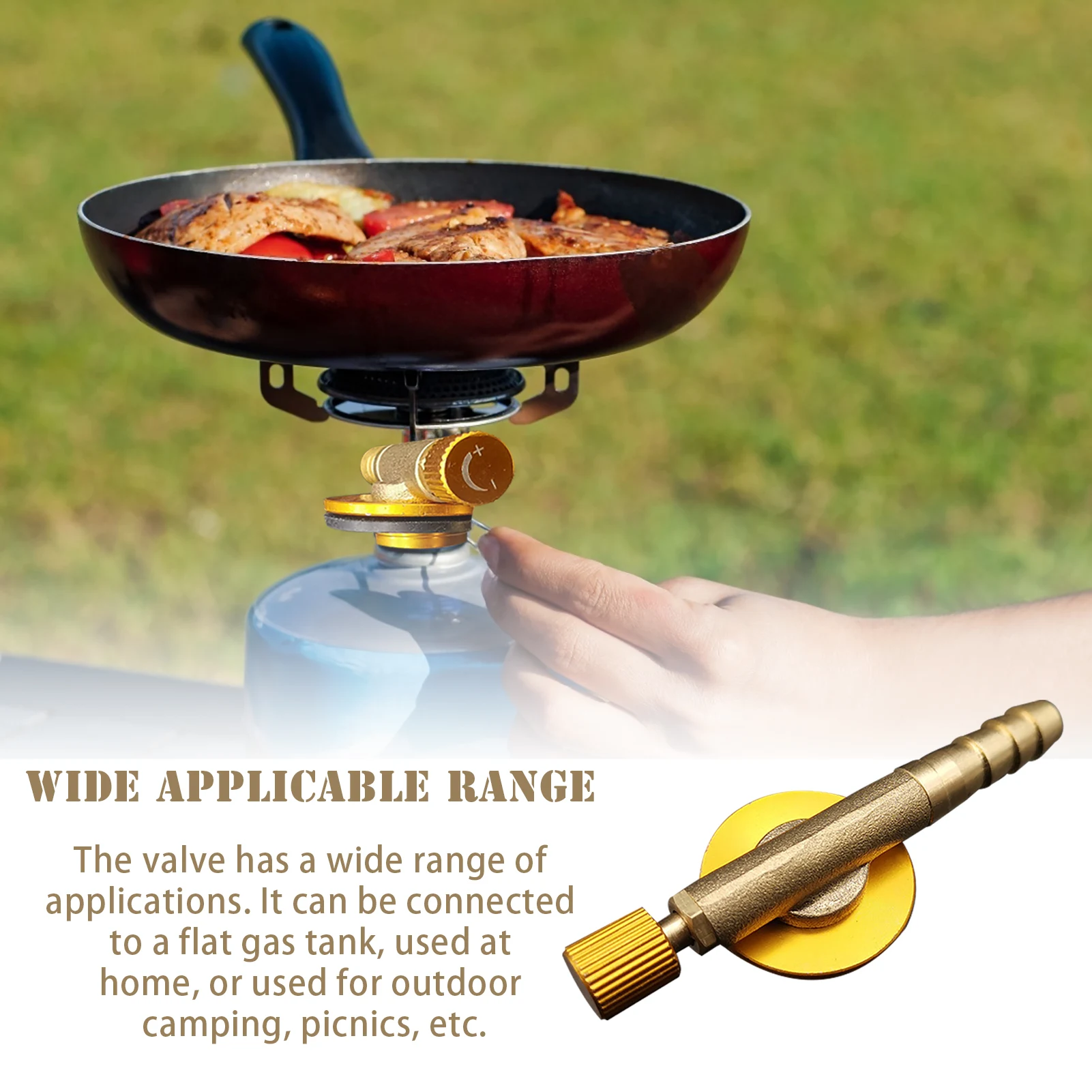 Flat Gas Tank Control Valve Universal Stove Safety Switch Burner Camping Strong Cookware Supplies Fire Aluminum Alloy
Flat Gas Tank Control Valve Universal Stove Safety Switch Burner Camping Strong Cookware Supplies Fire Aluminum Alloy
